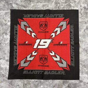 Nascar Elliott Sadler # 19 Dodge Collectible 21" Bandana Red White